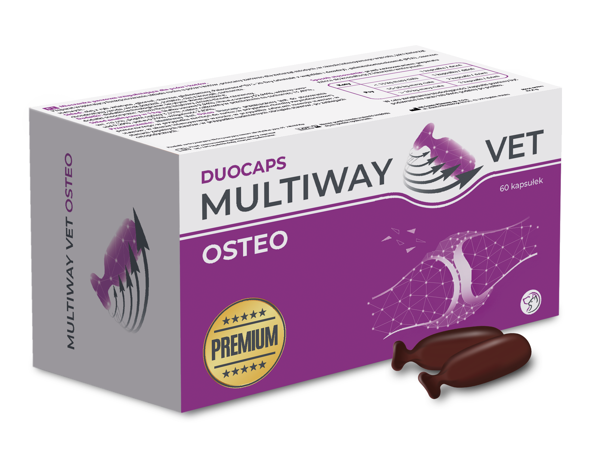 Multiway Vet Duocaps Osteo - suplement na stawy 60 kapsułek