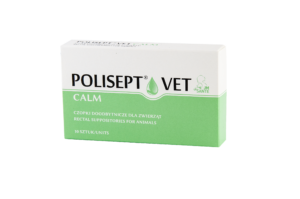 POLISEPT® VET CALM – czopki doodbytnicze na ból i stany zapalne dla 10 szt.