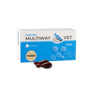 MULTIWAY VET® DUOCAPS ULGA - preparat wspierający łagodzenie objawów stresowych dla psa i kota 30 kapsułek