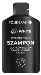 POLIDERM® WHITE 15 ml - szampon do białej i jasnej sierści dla psów i kotów